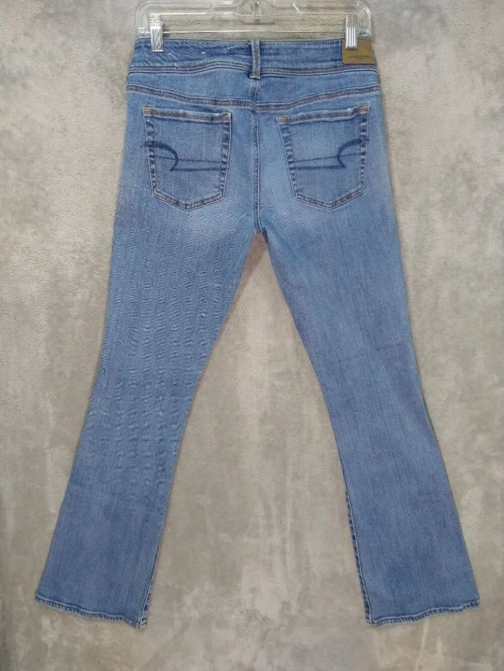 American Eagle Jeans Womens 6 Blue Denim Kick Boot Stretch X Medium Wash
